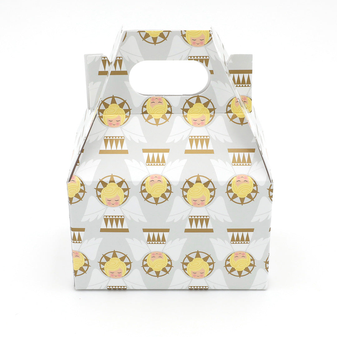 Gold Angels Favor Boxes - Set of 2