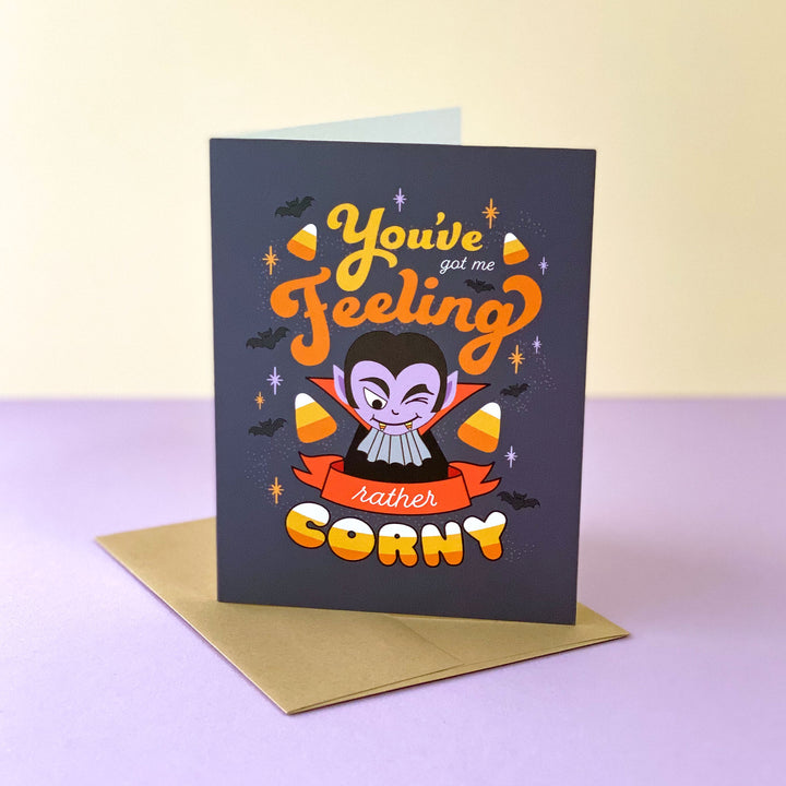 Corny Vampire Love Card