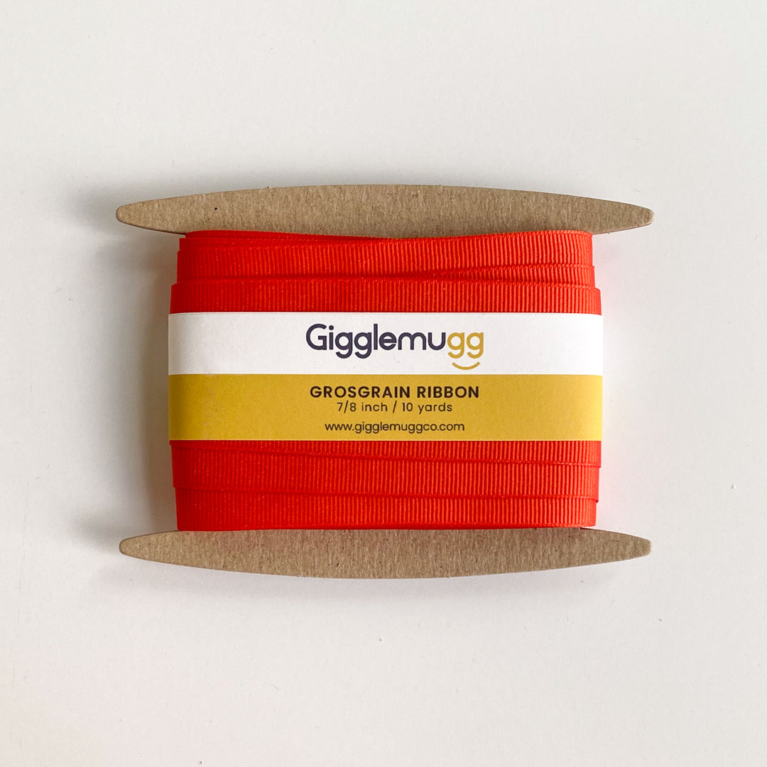 Premium Grosgrain Ribbon – 7/8" Wide, 10 Yard Spool