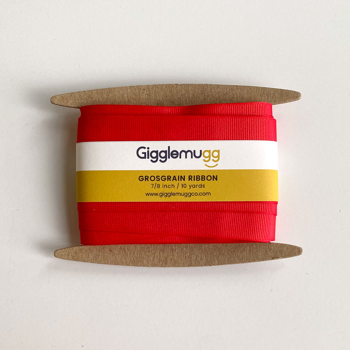 Premium Grosgrain Ribbon – 7/8" Wide, 10 Yard Spool