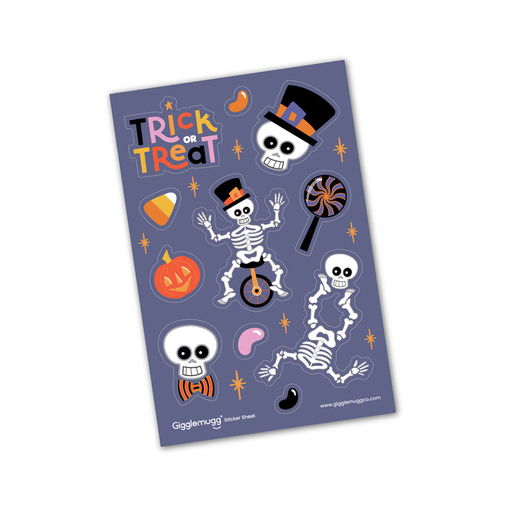 Halloween Trick-or-Treat Vinyl Sticker Sheet