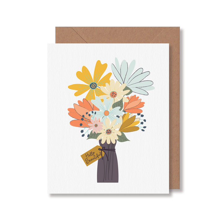 Floral Note Card