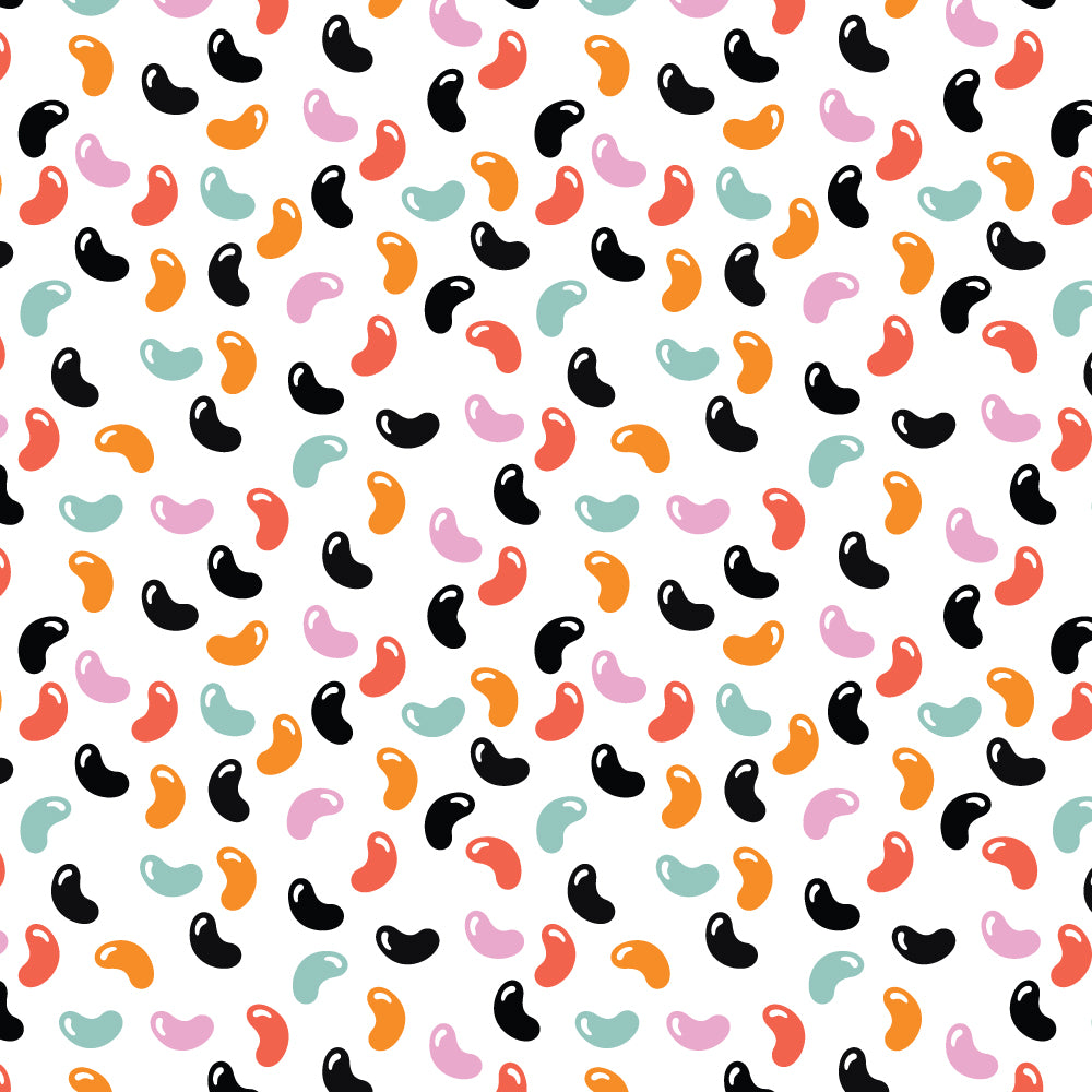 Colorful jelly bean candy pattern design by ©Gigglemugg