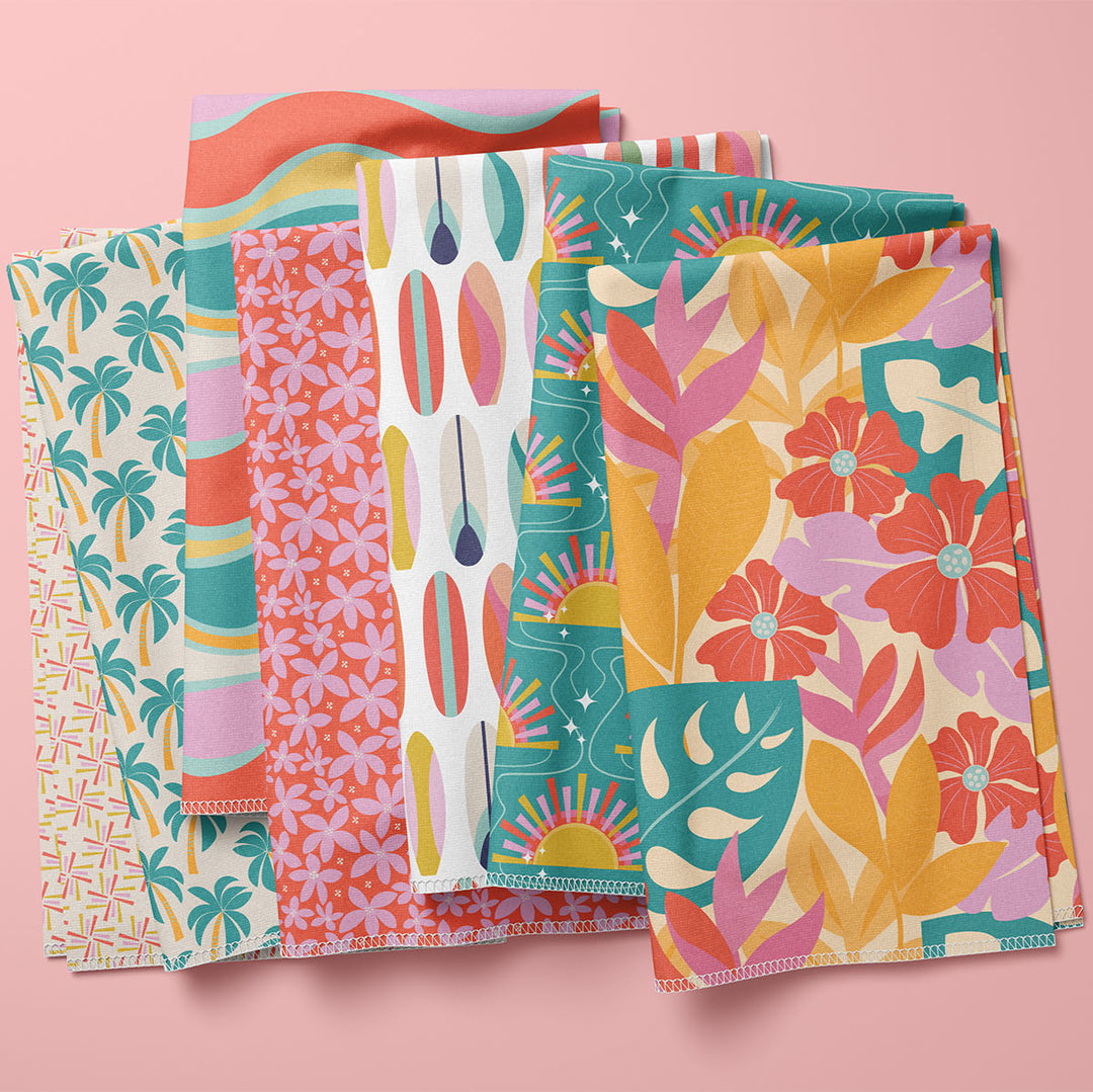 Fabric featuring pattern designs from the Sun Lover collection by Gigglemugg®