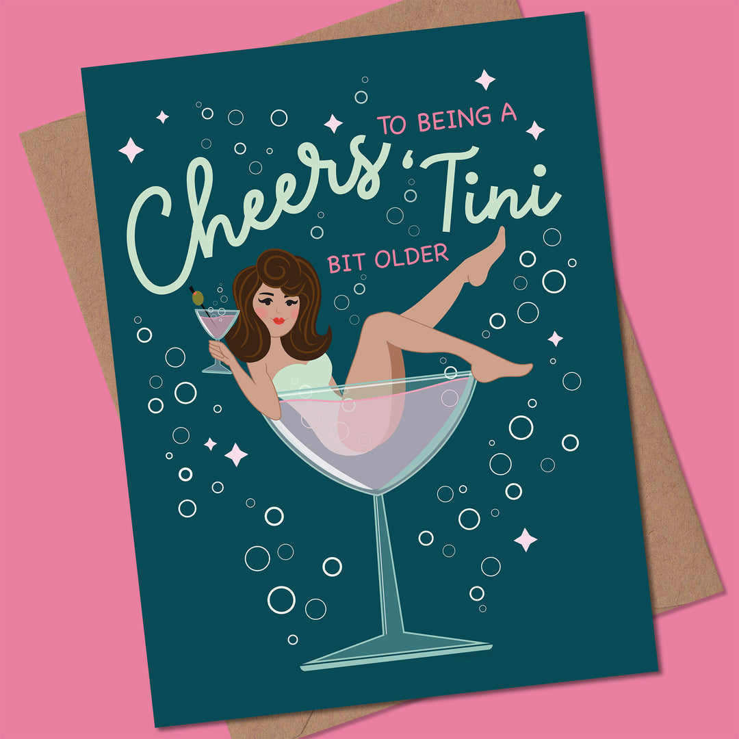 ’Tini Bit Older Birthday Card