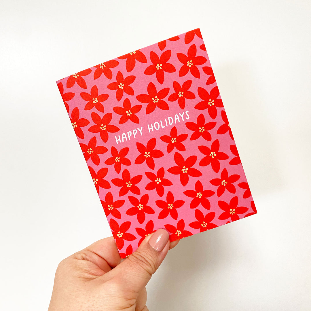 Floral Holiday Greeting Card